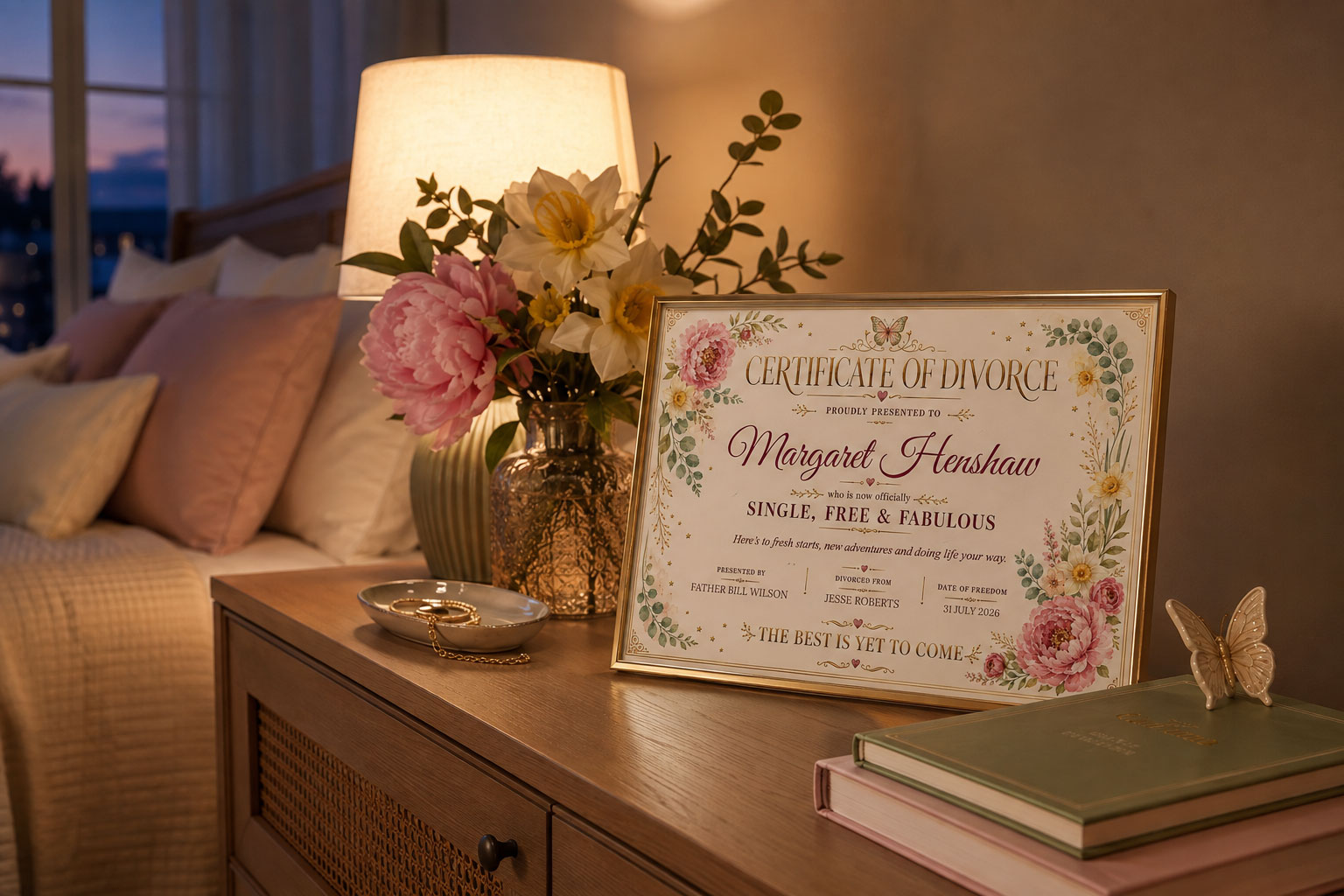Personalised Certificate of Divorce